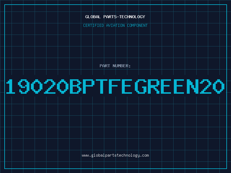 Aviation Part 19020BPTFEGREEN20