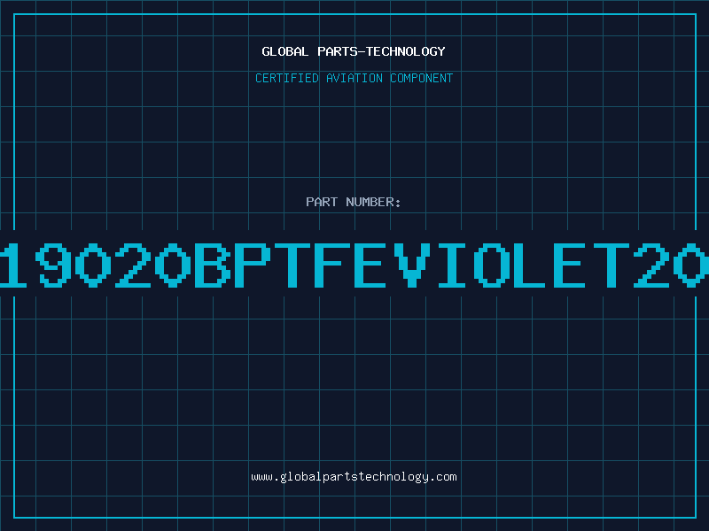 Aviation Part 19020BPTFEVIOLET20