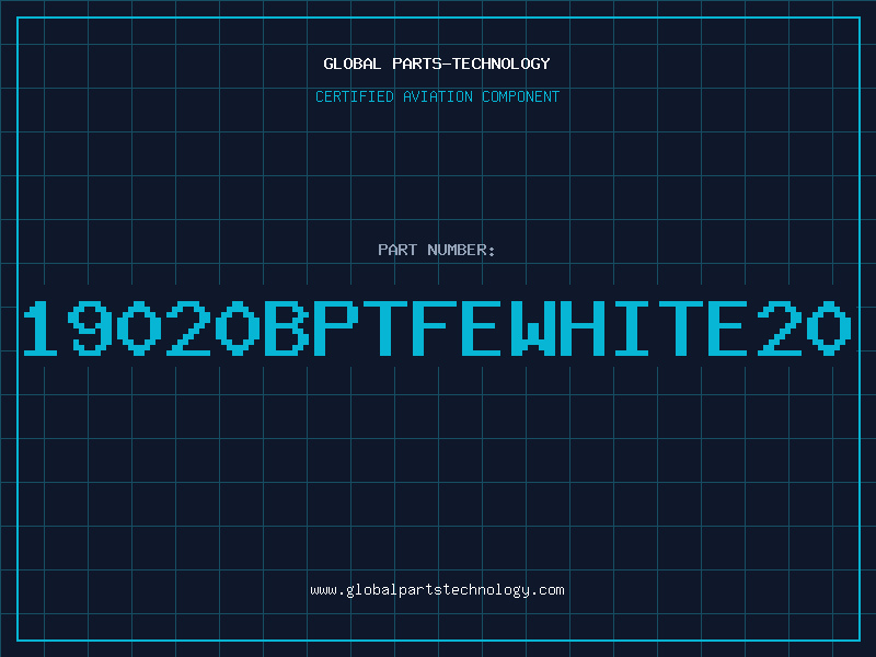 Aviation Part 19020BPTFEWHITE20
