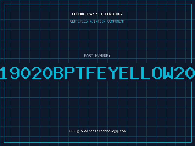 Aviation Part 19020BPTFEYELLOW20
