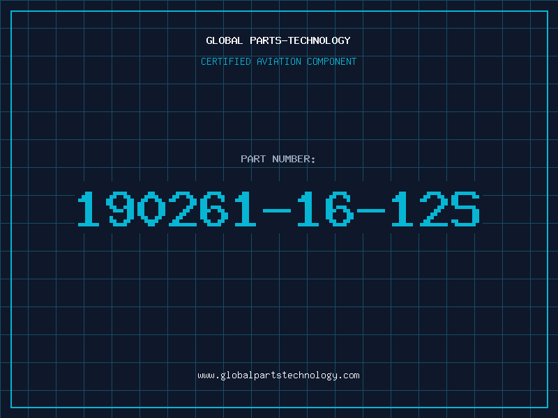 Aviation Part 190261-16-12S
