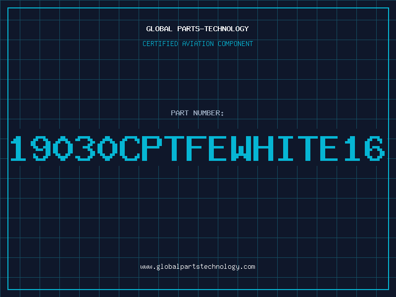 Aviation Part 19030CPTFEWHITE16