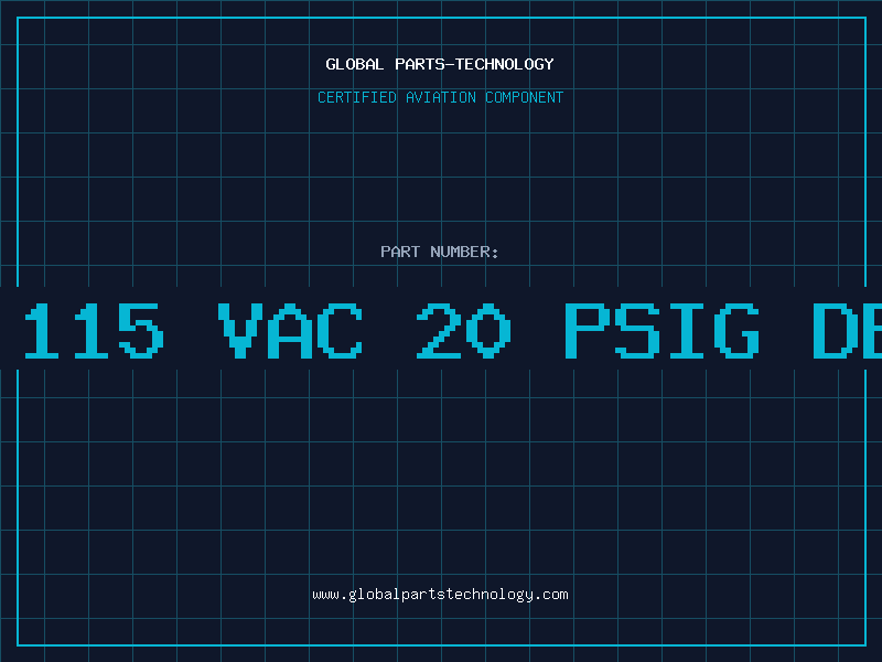 Aviation Part 1A 115 VAC 20 PSIG DECR