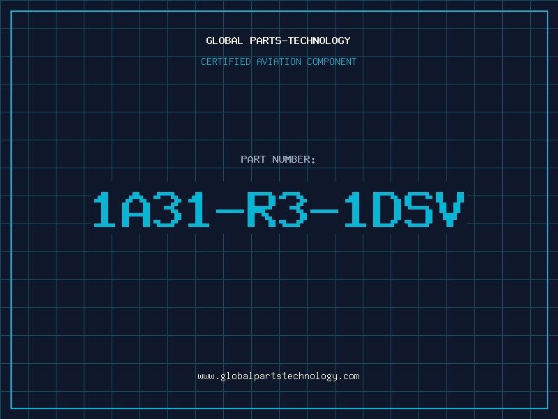 Aviation Part 1A31-R3-1DSV