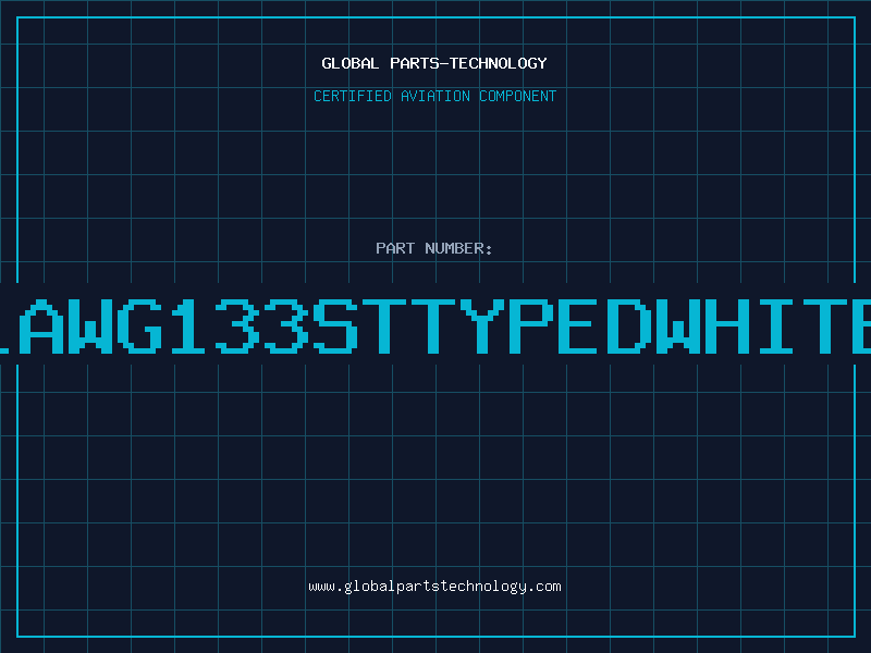 Aviation Part 1AWG133STTYPEDWHITE