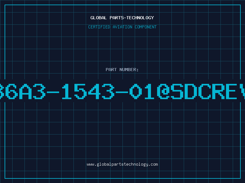 Aviation Part 1B6A3-1543-01@SDCREVB