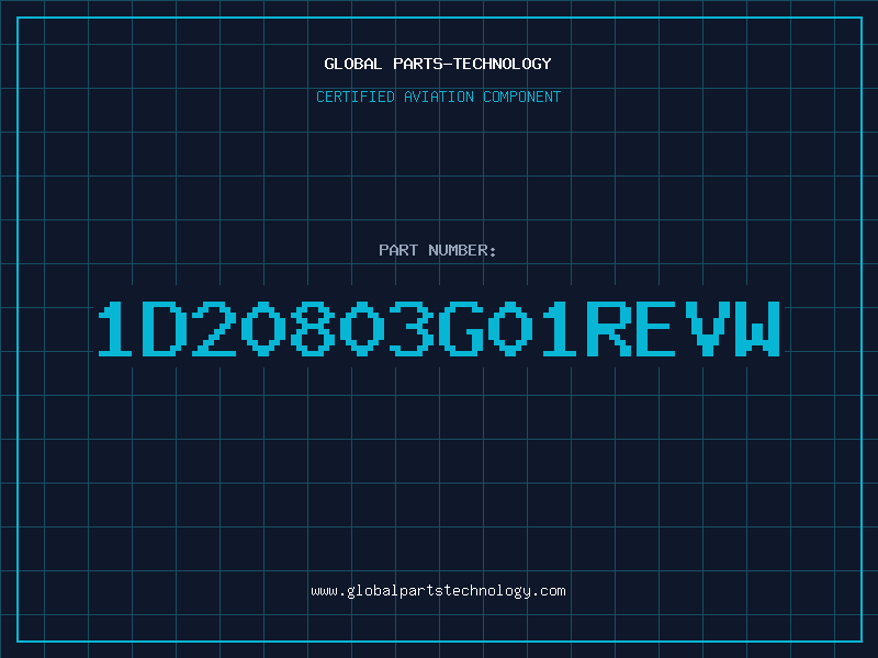 Aviation Part 1D20803G01REVW