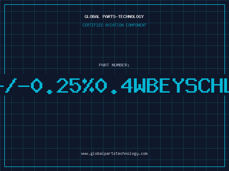 Aviation Part 1K+/-0.25%0.4WBEYSCHLAG
