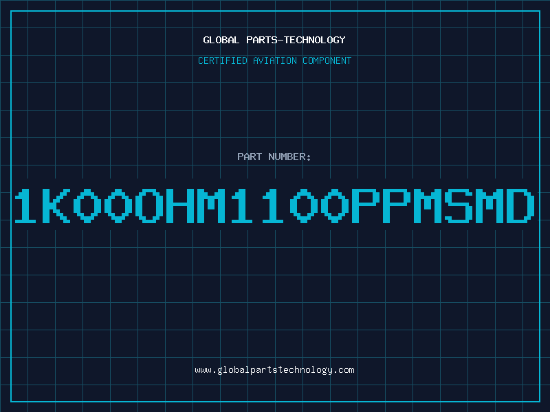 Aviation Part 1K00OHM1100PPMSMD