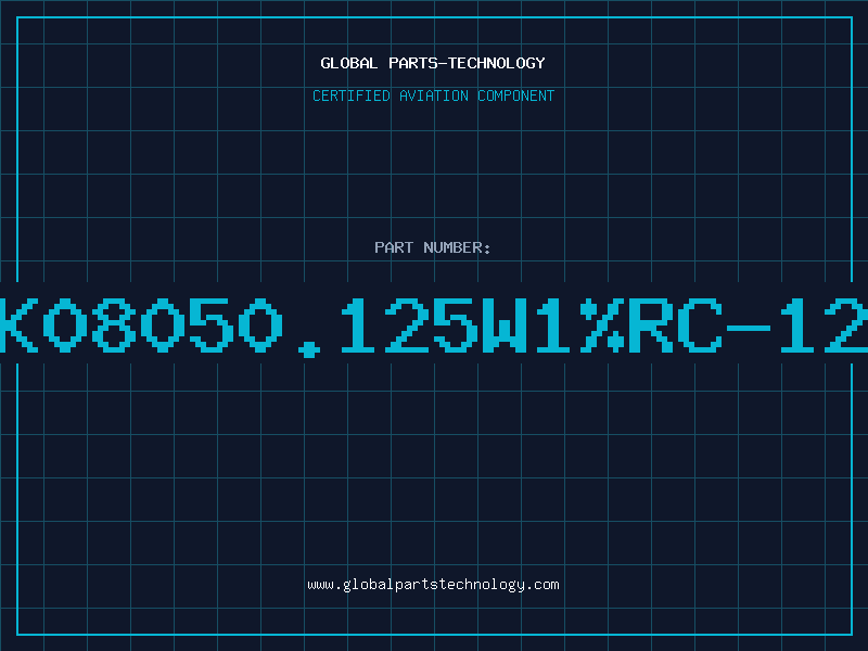 Aviation Part 1K08050.125W1%RC-12H