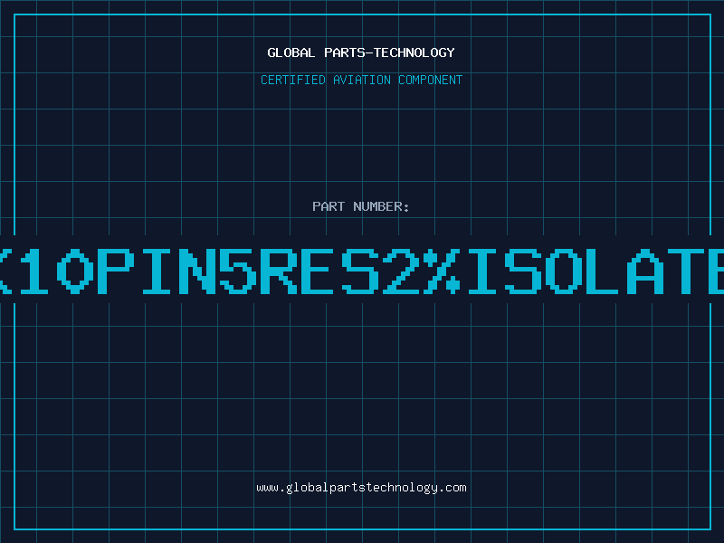 Aviation Part 1K10PIN5RES2%ISOLATED