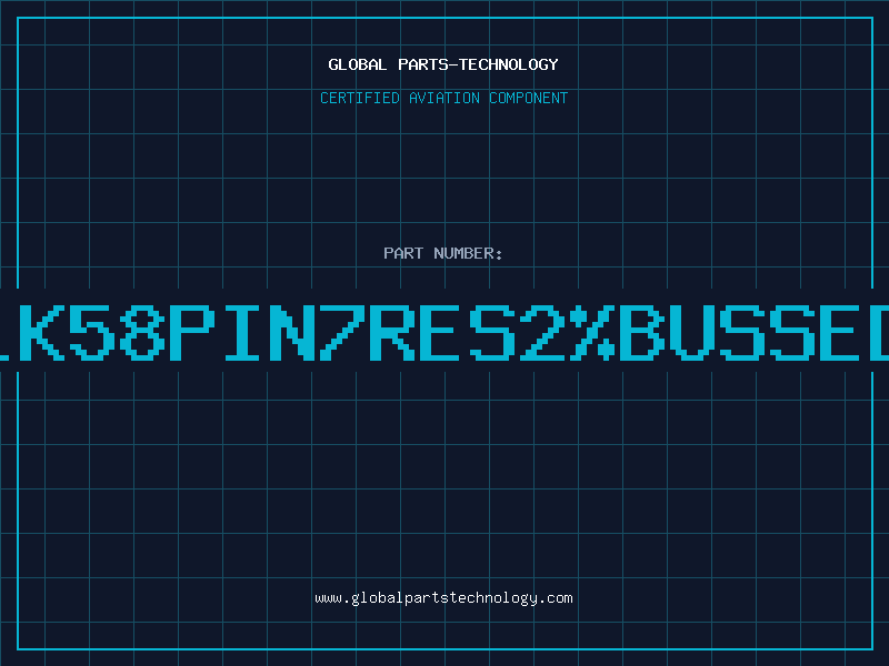 Aviation Part 1K58PIN7RES2%BUSSED