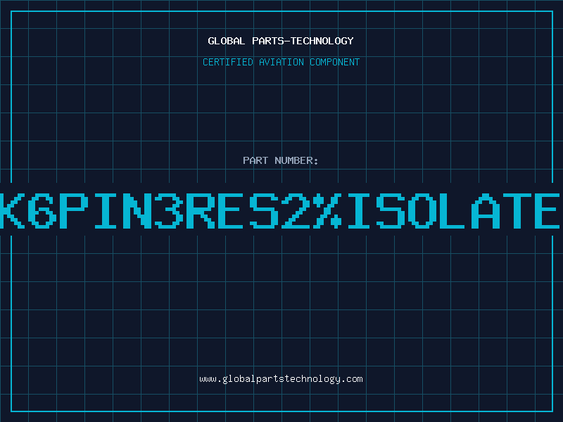 Aviation Part 1K6PIN3RES2ISOLATED