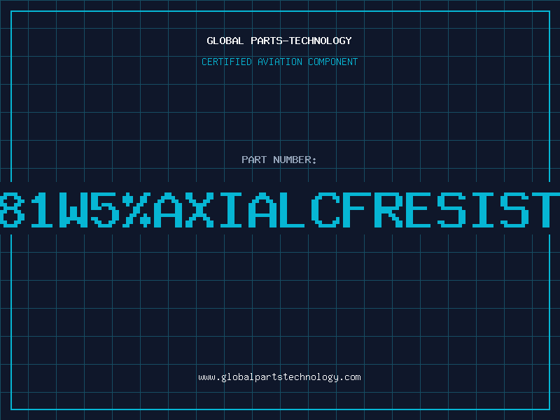 Aviation Part 1K81W5%AXIALCFRESISTOR