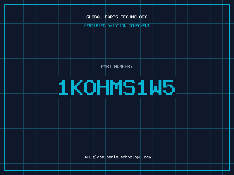 Aviation Part 1KOHMS1W5