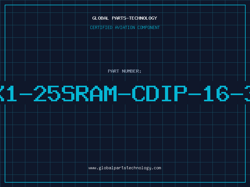Aviation Part 1KX1-25SRAM-CDIP-16-300