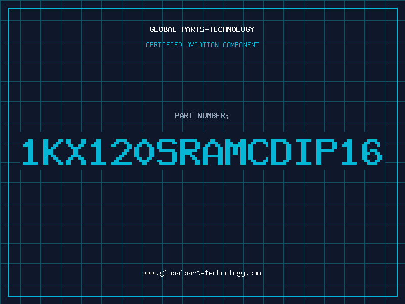 Aviation Part 1KX120SRAMCDIP16