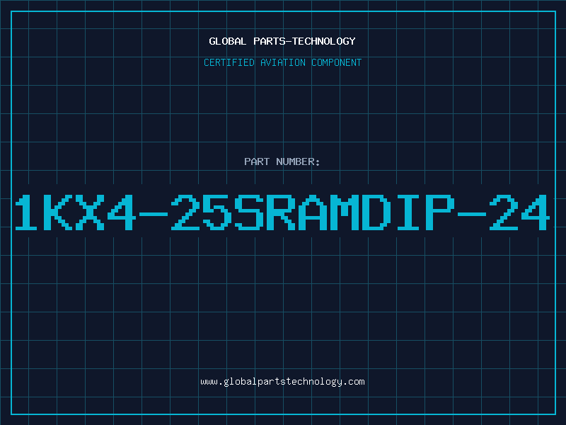 Aviation Part 1KX4-25SRAMDIP-24