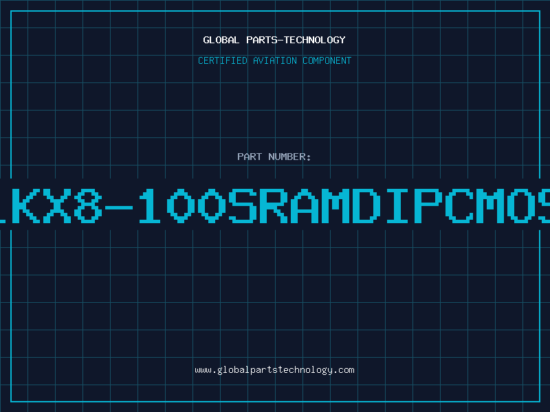 Aviation Part 1KX8-100SRAMDIPCMOS