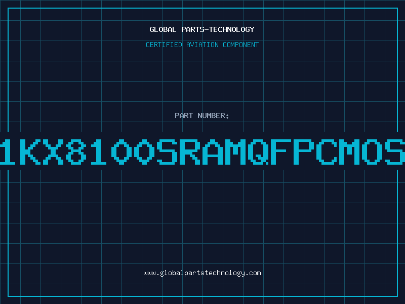 Aviation Part 1KX8100SRAMQFPCMOS