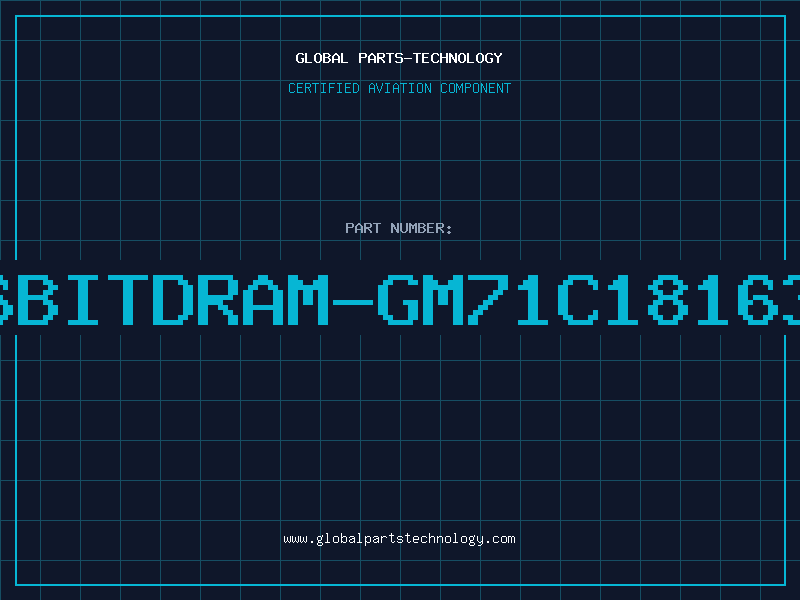Aviation Part 1M*16bitDRAM-GM71C18163CT-5