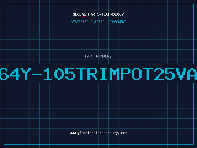 Aviation Part 1M64Y-105TRIMPOT25VARV