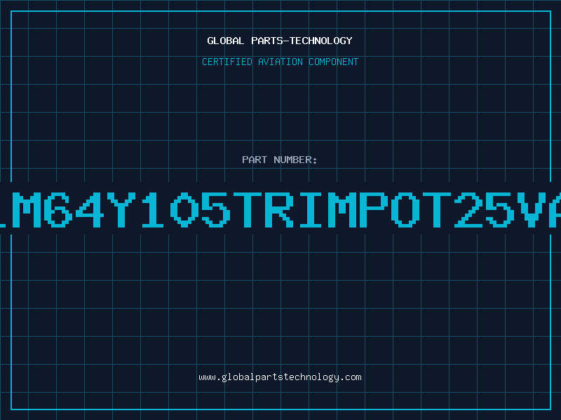 Aviation Part 1M64Y105TRIMPOT25VA