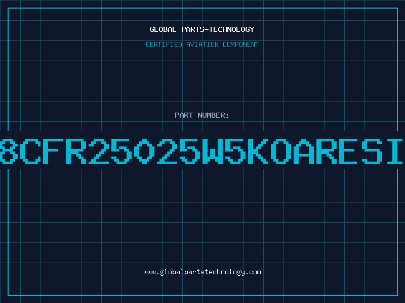 Aviation Part 1M8CFR25025W5KOARESIST