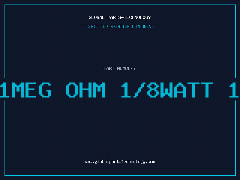 Aviation Part 1MEG OHM 1/8WATT 1
