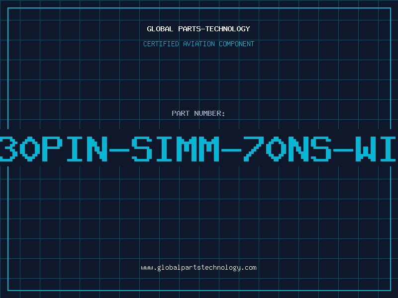Aviation Part 1MEG-30PIN-SIMM-70Ns-WI-PARI