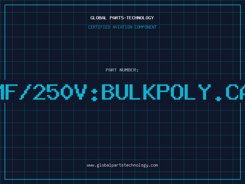 Aviation Part 1MF/250V:BULKPOLY.CAP