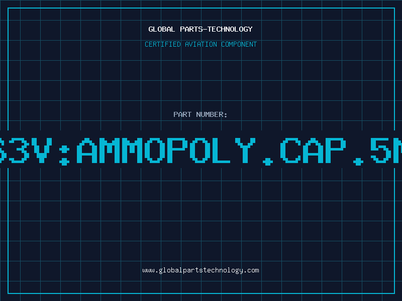 Aviation Part 1MF/63V:AMMOPOLY.CAP.5MM%10