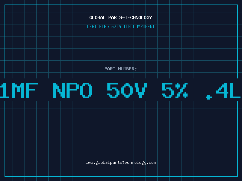 Aviation Part 1MF NPO 50V 5% .4L