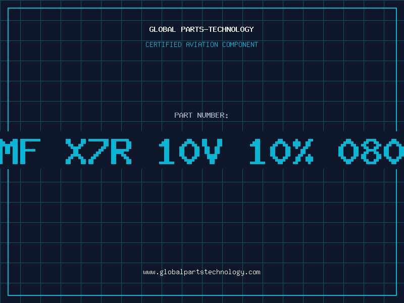 Aviation Part 1MF X7R 10V 10% 0805