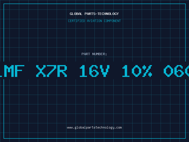 Aviation Part 1MF X7R 16V 10% 060
