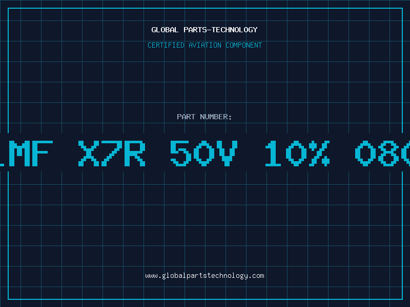 Aviation Part 1MF X7R 50V 10% 080