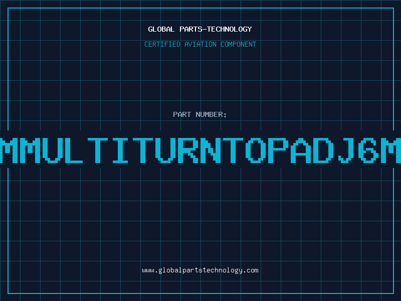 Aviation Part 1MMULTITURNTOPADJ6MM