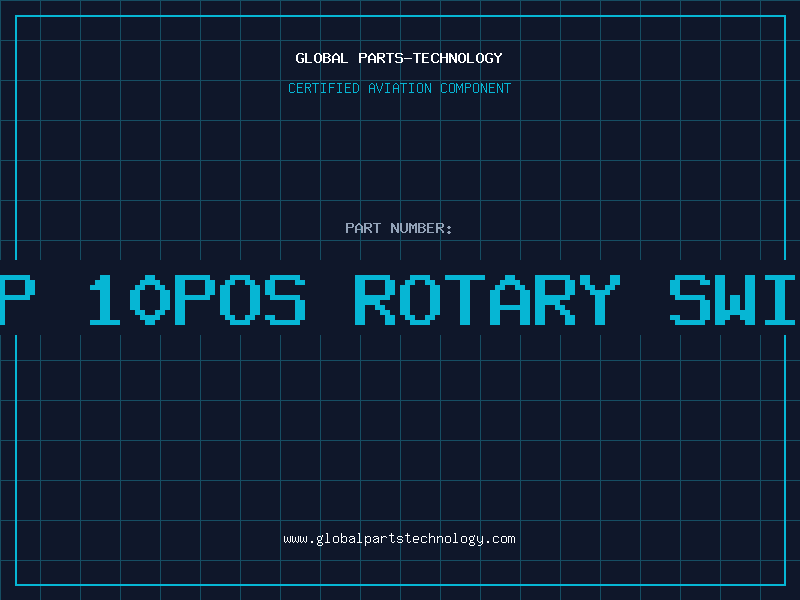 Aviation Part 1P 10Pos Rotary Swit