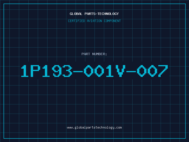 Aviation Part 1P193-001V-007