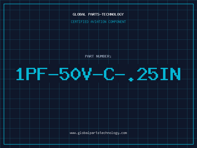 Aviation Part 1PF-50V-C-.25IN