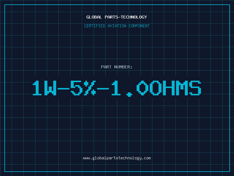 Aviation Part 1W-5%-1.0OHMS