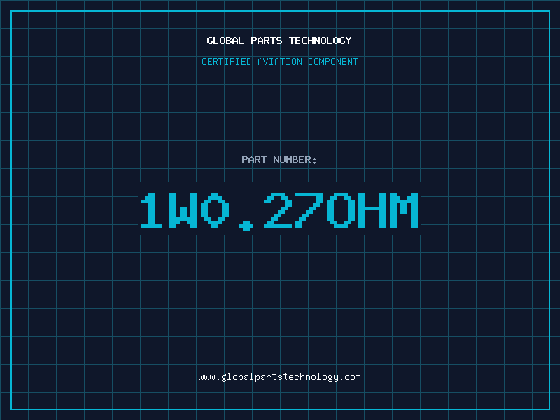 Aviation Part 1W0.27OHM
