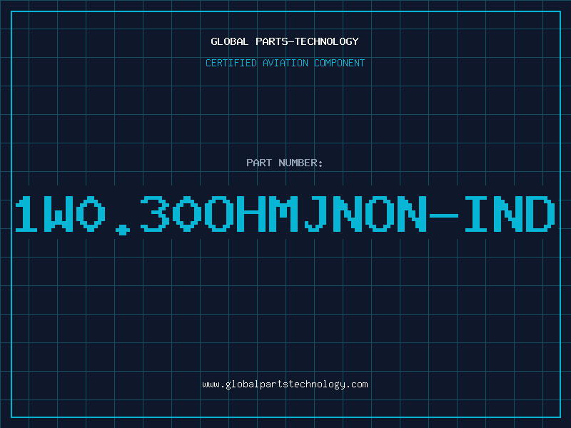 Aviation Part 1W0.30OHMJNON-IND