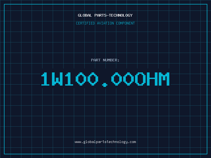 Aviation Part 1W100.00OHM