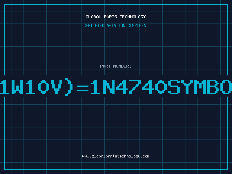 Aviation Part 1W10V1N4740SYMBOL