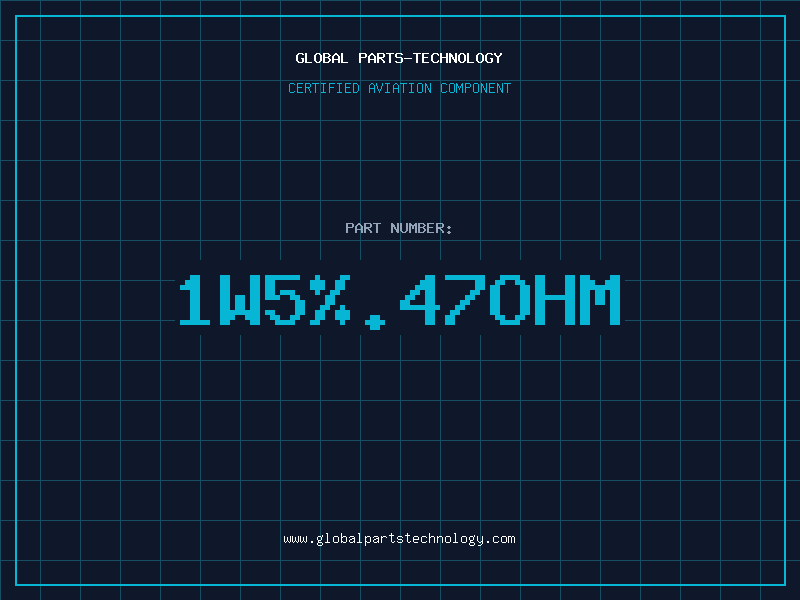 Aviation Part 1W5%.47OHM