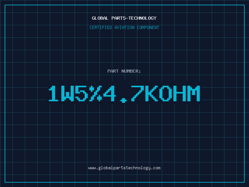 Aviation Part 1W5%4.7KOHM