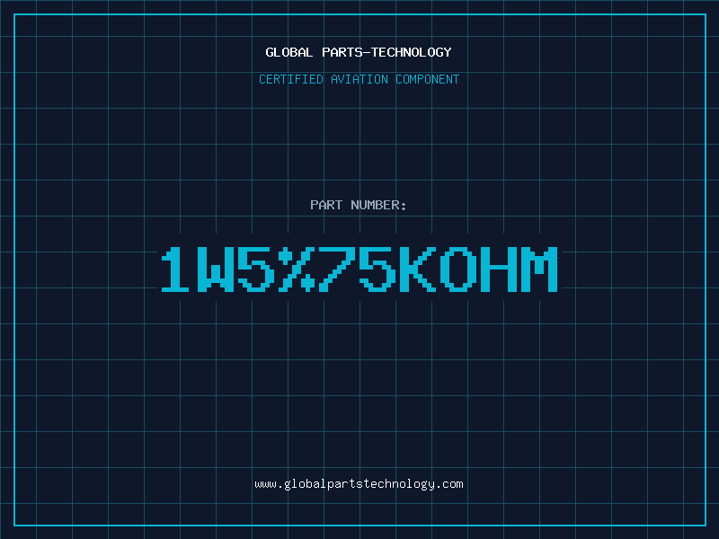Aviation Part 1W5%75KOHM