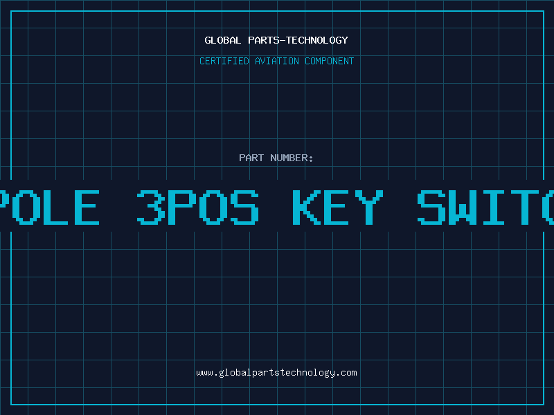 Aviation Part 1pole 3pos Key Switch