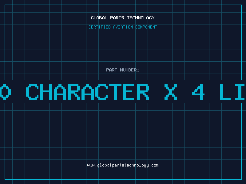 Aviation Part 20 CHARACTER X 4 LIN
